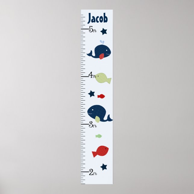 Affiches Graphique de croissance de la baleine/poisson Jack (Devant)