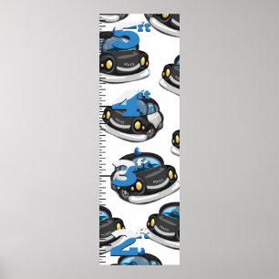 Affiches Graphique de croissance de la police