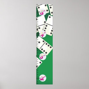 Affiches Graphique de croissance des dominos.