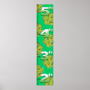 Affiches Graphique de croissance du dollar américain.