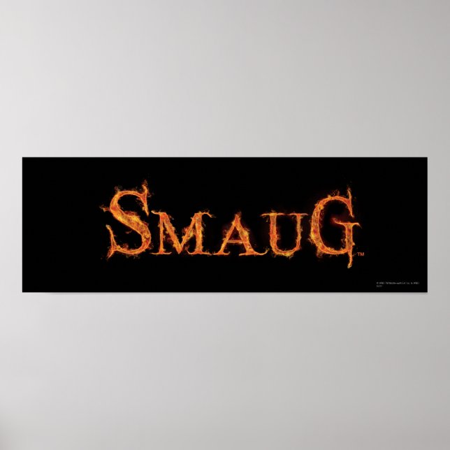 Affiches Graphique de nom SMAUG™ (Devant)