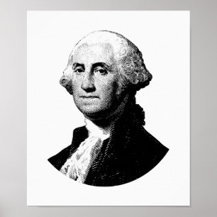 Affiches Graphique du Président George Washington