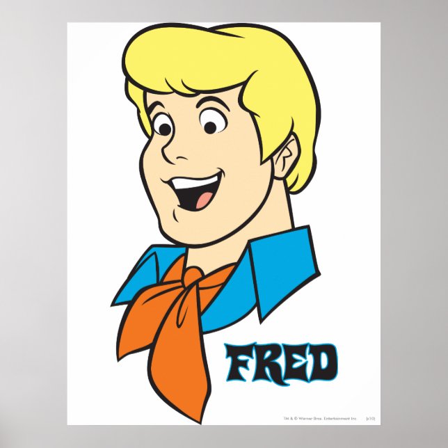 Affiches Graphique Nom Fred (Devant)