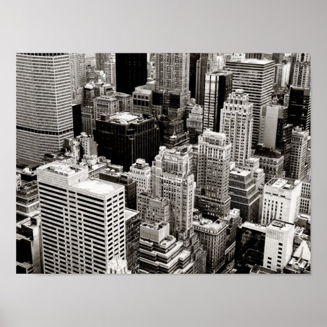 Affiches Gratte-Ciel De New York (Devant)