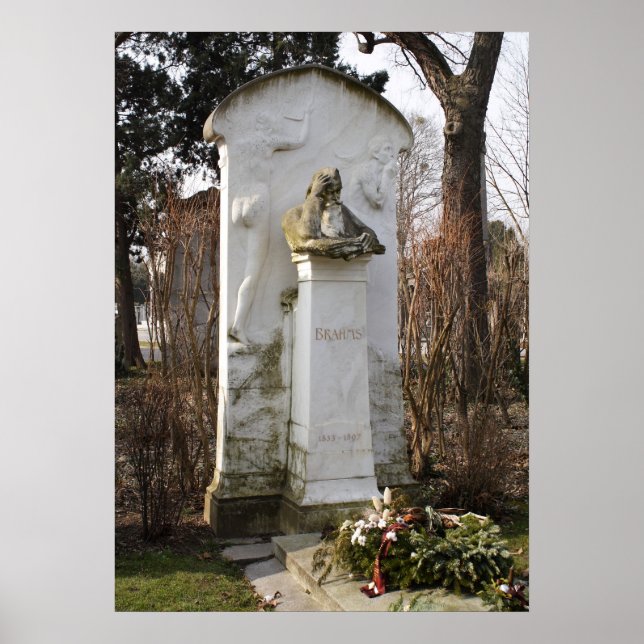 Affiches Grave De Johannes Brahms (Devant)