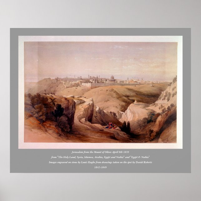 Affiches Gravé sur pierre par Louis Haghe (Devant)