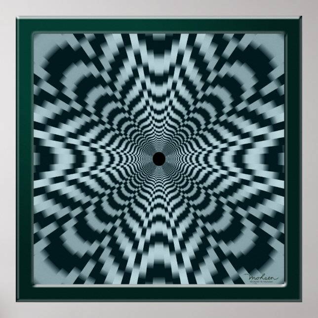 Affiches Gravitation et courbure de l'espace (Devant)