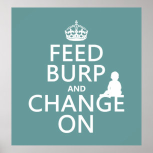 Affiches Gravure et changement sur (bébé) (n'importe quelle