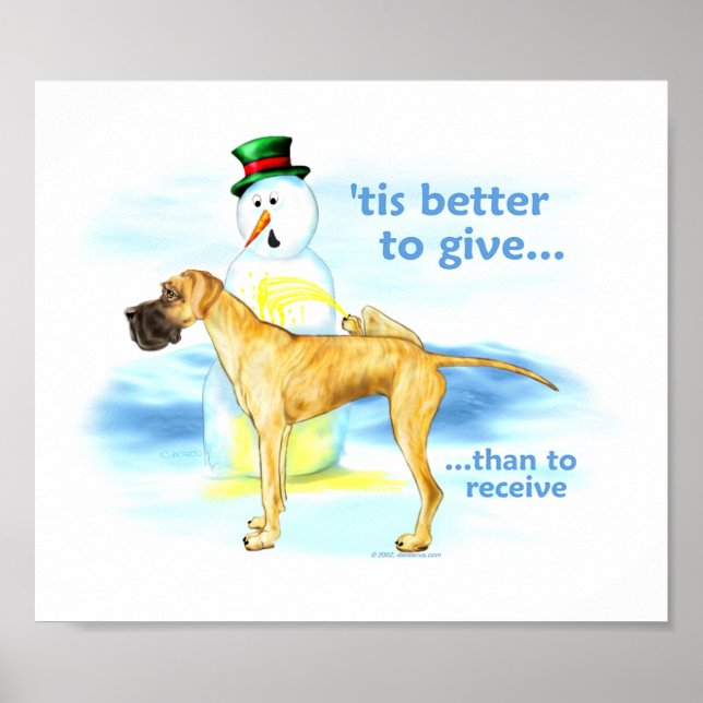 Affiches Great Dane BTG Brindle UC (Devant)