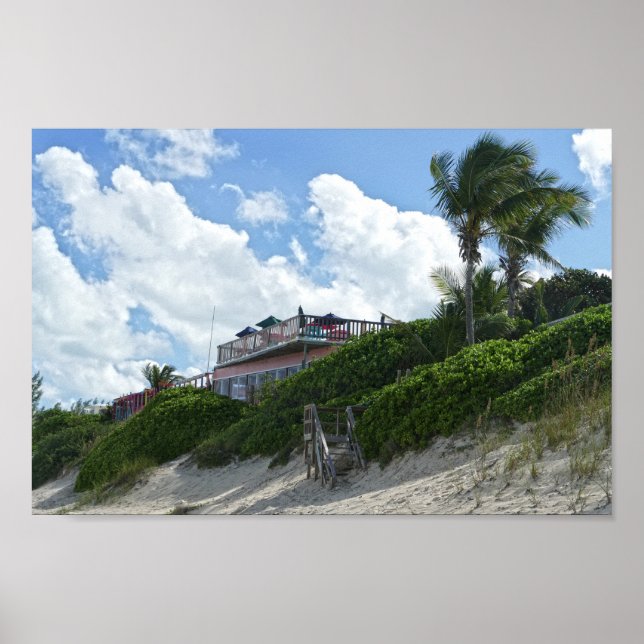 Affiches Great Guana Cay Beach Bar, Bahamas (Devant)