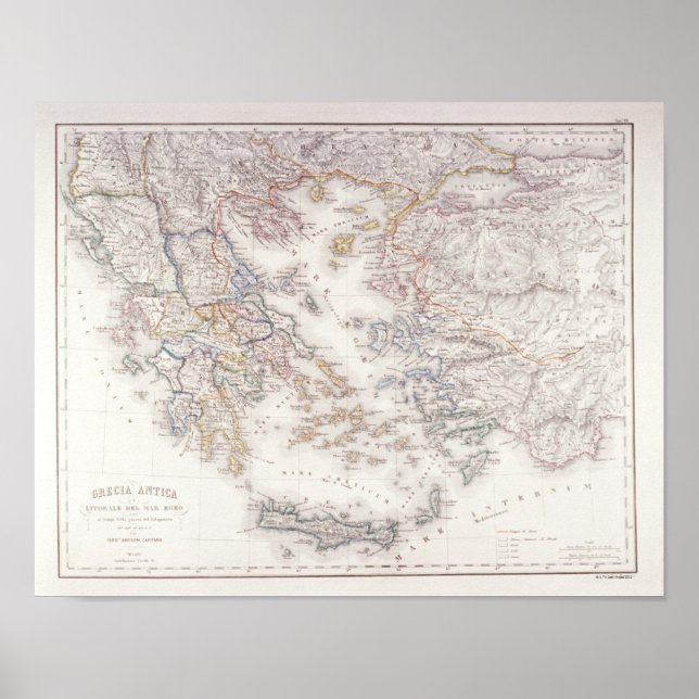 Affiches Grèce antique (Devant)