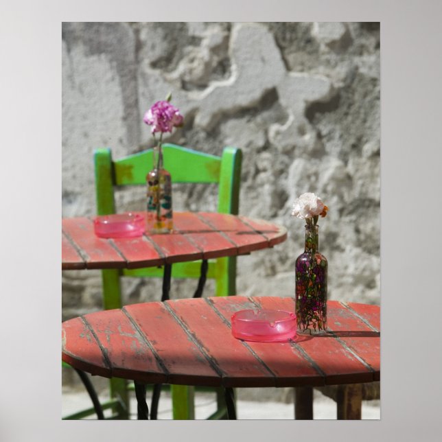 Affiches GRÈCE, CRÈTE, province de La Canée, La Canée : Col (Devant)