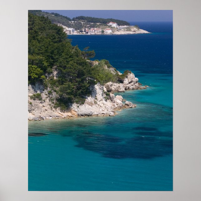Affiches GRÈCE, Îles de la mer Égée du Nord-Est, SAMOS, (Devant)