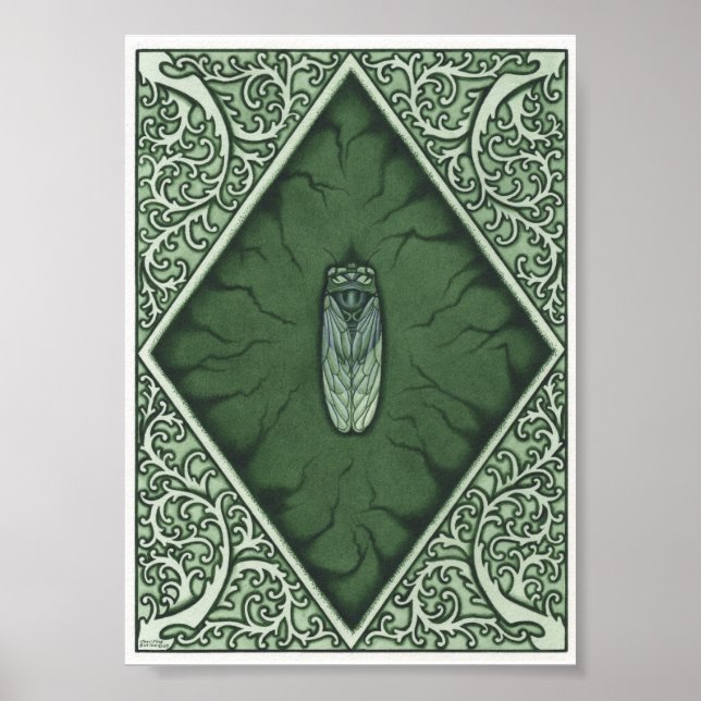 Affiches Green Cicada (Devant)