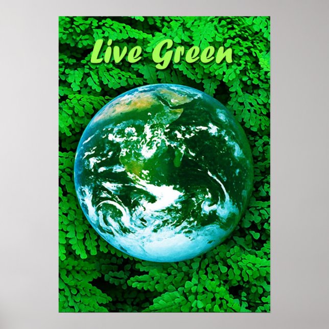Affiches Green Earth - ecological awareness (Devant)