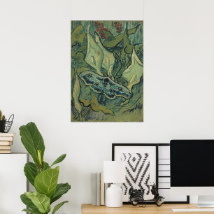 Affiches Green Peacock (Empereur) Moth de Vincent van Gogh