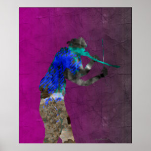 Affiches Green Violin