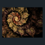 Affiches Grégorien Chant Fractal<br><div class="desc">Plus vous regardez en profondeur,  plus le motif devient détaillé avec cette fractale abstraite. Avec ses tons rouge,  jaune,  orange et marron,  il crée un design intéressant de spirales et de tourbillons.</div>