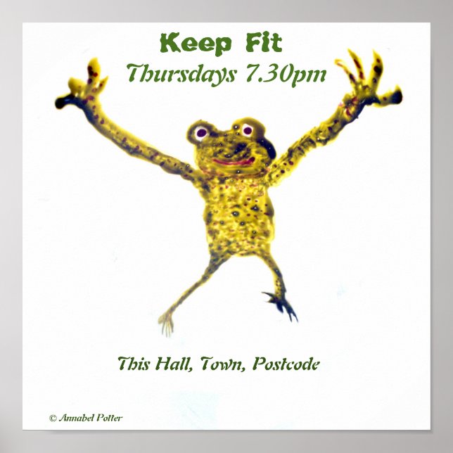 Affiches Grenouille, Art Dansant (Devant)