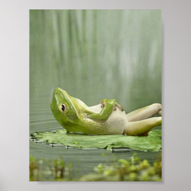 Affiches Grenouille azy (Devant)