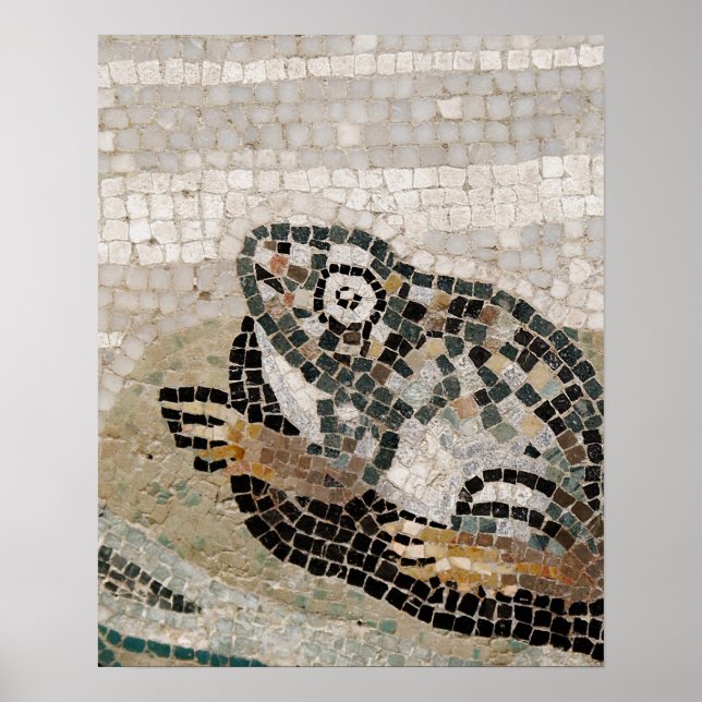 Affiches Grenouille, mosaïque du Nil, de la Maison de la Fa (Devant)