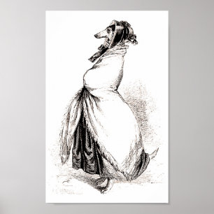 Affiches Greyhound par Grandville (1803-1847)
