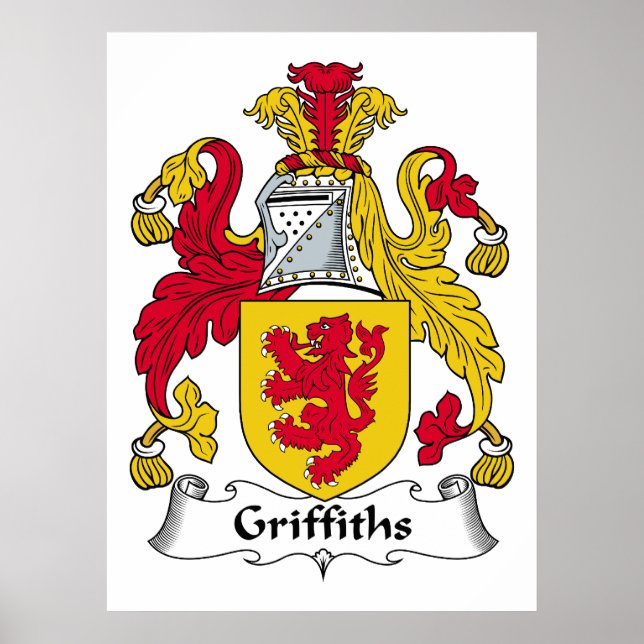 Affiches Griffiths Family Crest (Devant)