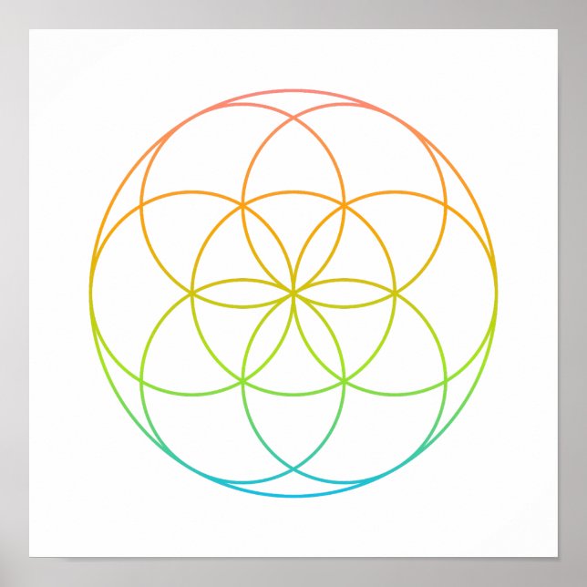 Affiches Grille De Cristal - Graine De Vie (Devant)