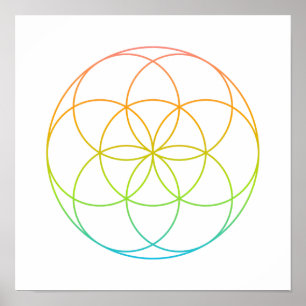 Affiches Grille De Cristal - Semence De Vie