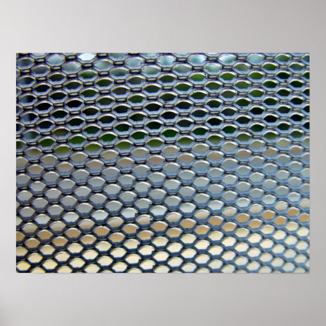 Affiches Grille en acier inoxydable (Devant)
