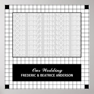 Affiches Grille noire