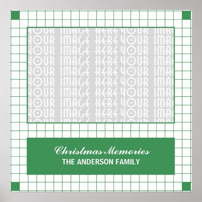 Affiches Grille verte (Devant)