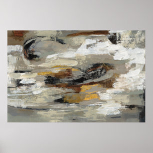 Affiches Gris Abstrait neutre   Silvia Vassileva