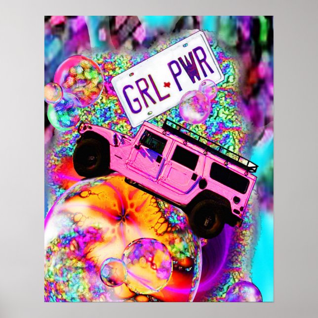 Affiches GRL PWR - Girl Power (Devant)