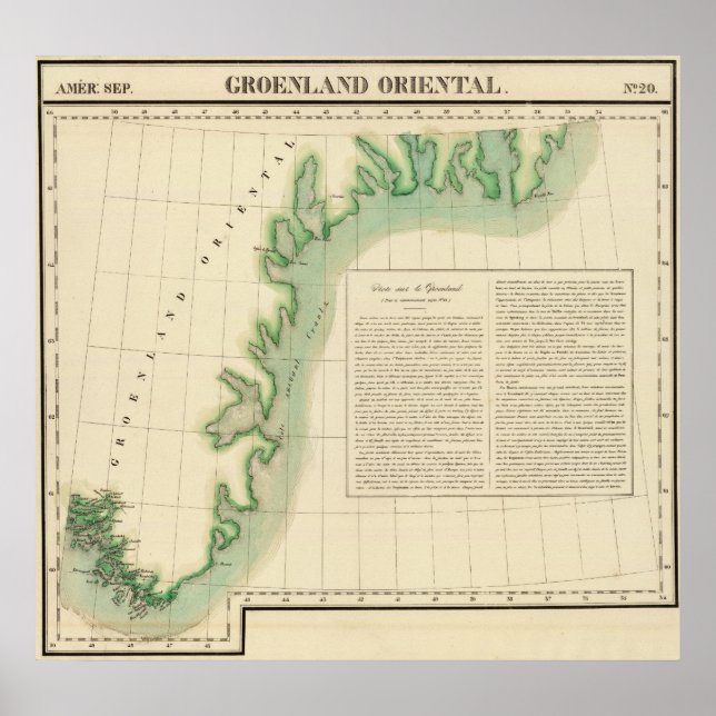 Affiches Groenland oriental 20 (Devant)