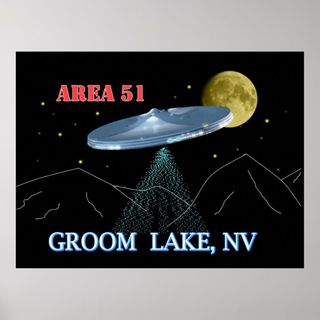 Affiches Groom Lake NV (Devant)