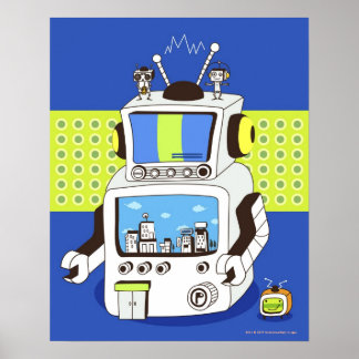 Affiches Gros plan d'un robot