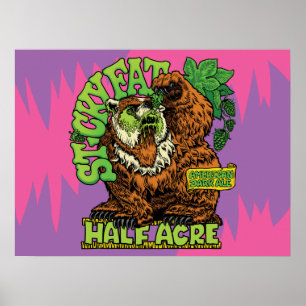 Affiches Grosse bière anglaise foncée américaine collante