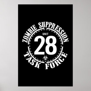 Affiches Groupe de travail de zombi de Biohazard