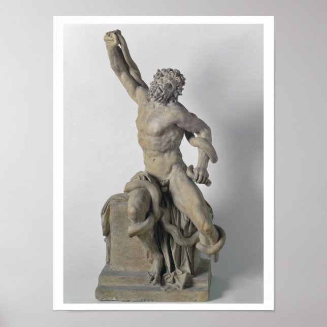 Affiches Groupe laocoon sans fils, 17ème siècle (marb (Devant)