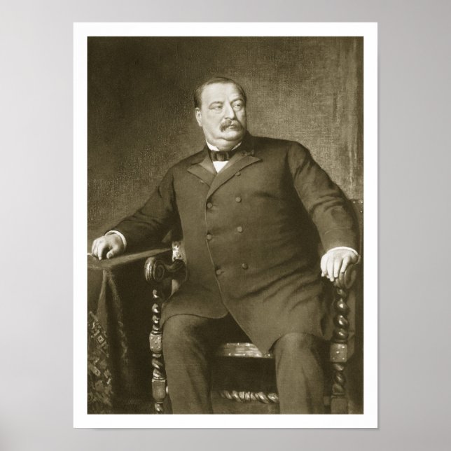 Affiches Grover Cleveland, 22e et 24e Président de l'Un (Devant)