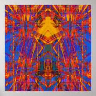 Affiches Grunge star motif