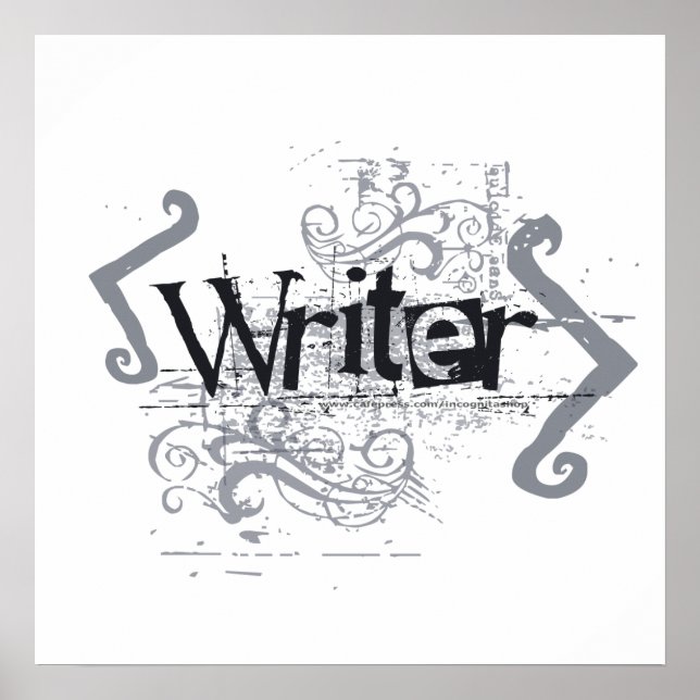 Affiches Grunge Writer (Devant)