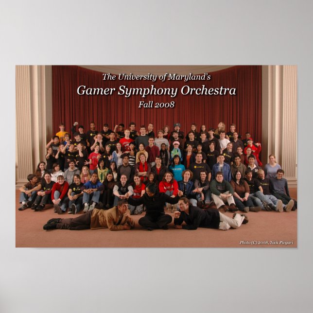 Affiches GSO Automne 2008 Photo de groupe (Silly) (Devant)