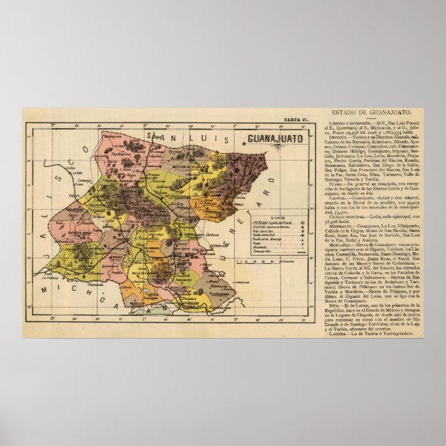 Affiches Guanajuato, Mexique (Devant)