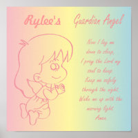 Guardian Angel Girl Evening Prayer