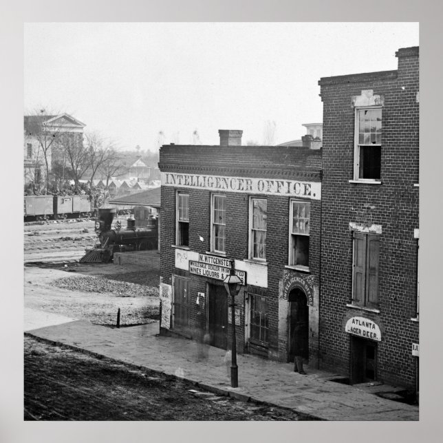 Affiches Guerre civile à Atlanta, 1864 (Devant)