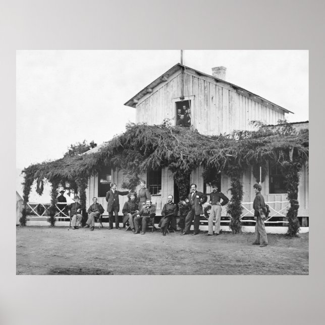 Affiches Guerre civile Général Hardin, 1865 (Devant)