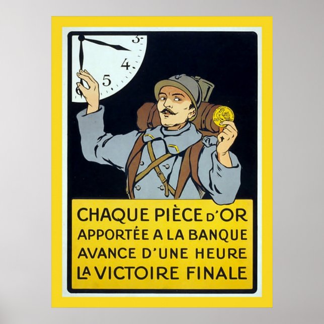 Affiches Guerre Vintage 1 (Devant)