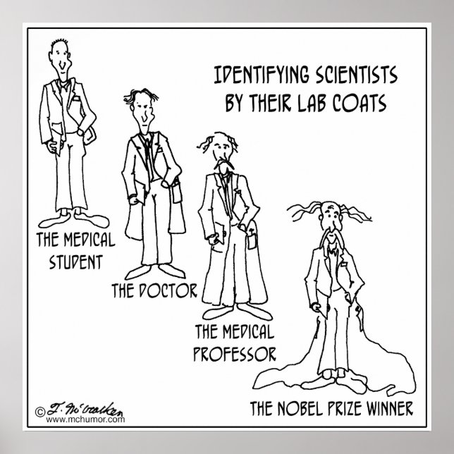 Affiches Guide D'Identification Des Scientifiques (Devant)